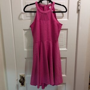 Justice Hot Pink Halter Dress
